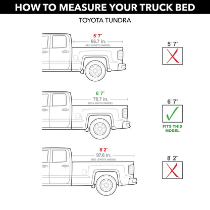 ROLL N LOCK LG576M RealTruck Roll-N-Lock M-Series Retractable Truck Bed Tonneau Cover | LG576M | Fits 2022 - 2025 Toyota Tundra Ext Cab 6' 7" Bed (78.7")