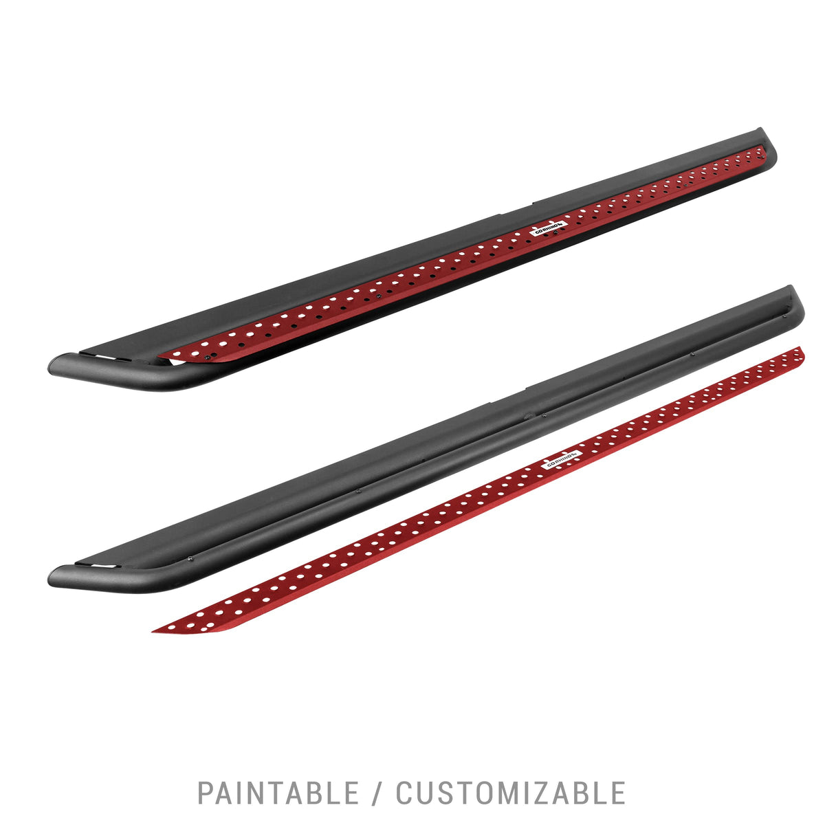 GO RHINO FSDSS4506T Go Rhino Dominator Xtreme DSS Side Steps & Frame Mounting Brackets – Mild Steel, Textured Black – FSDSS4506T – Fits 2018-2024 Jeep Wrangler JLU, 4-Door