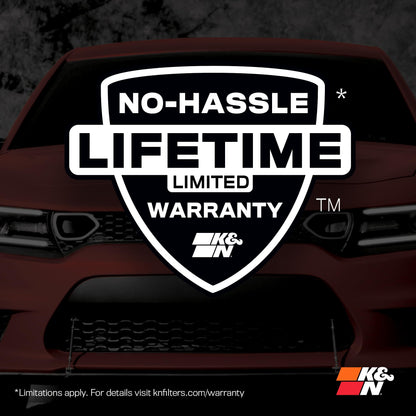 K&N FILTER 33-2332 K&N High-Flow Original Lifetime Engine Air Filter: Washable, 33-2332