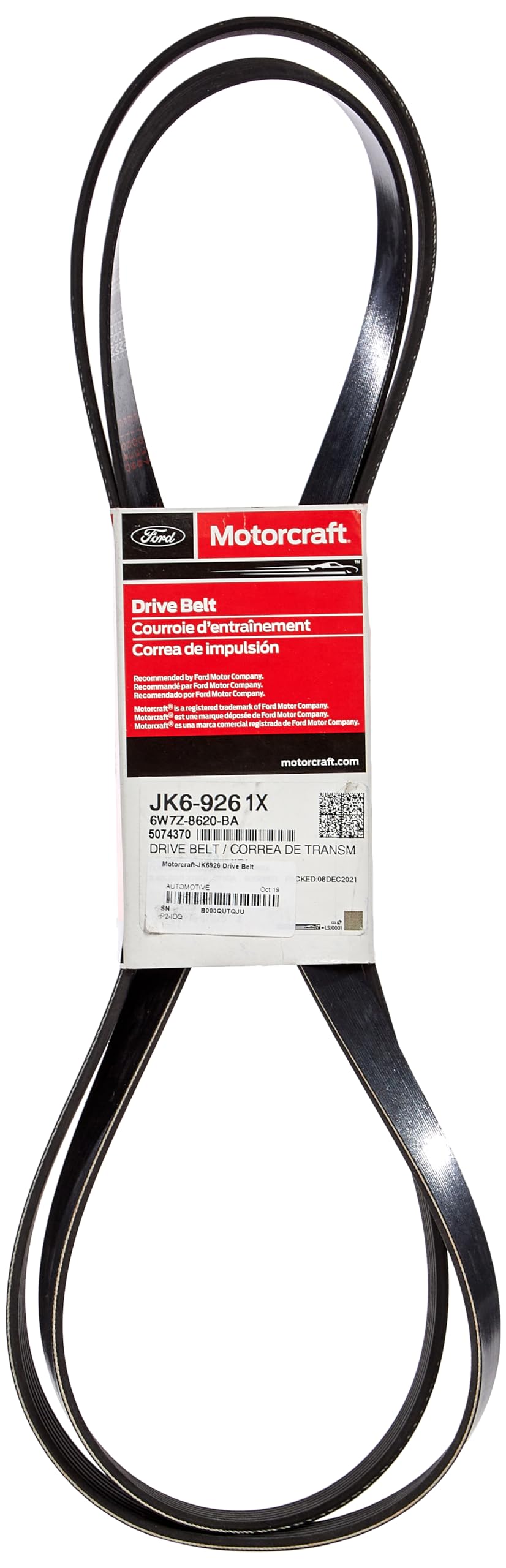 Motorcraft JK6926 Drive Belt