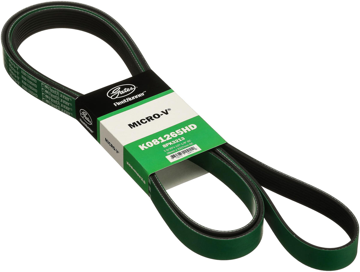 Gates K081265HD Fleet Runner Heavy Duty Micro V Serpentine