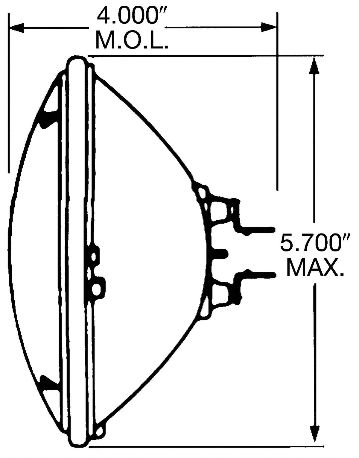 WAGNER H5006 Wagner Lighting H5006 Standard Multi-Purpose Light Bulb Box of 1