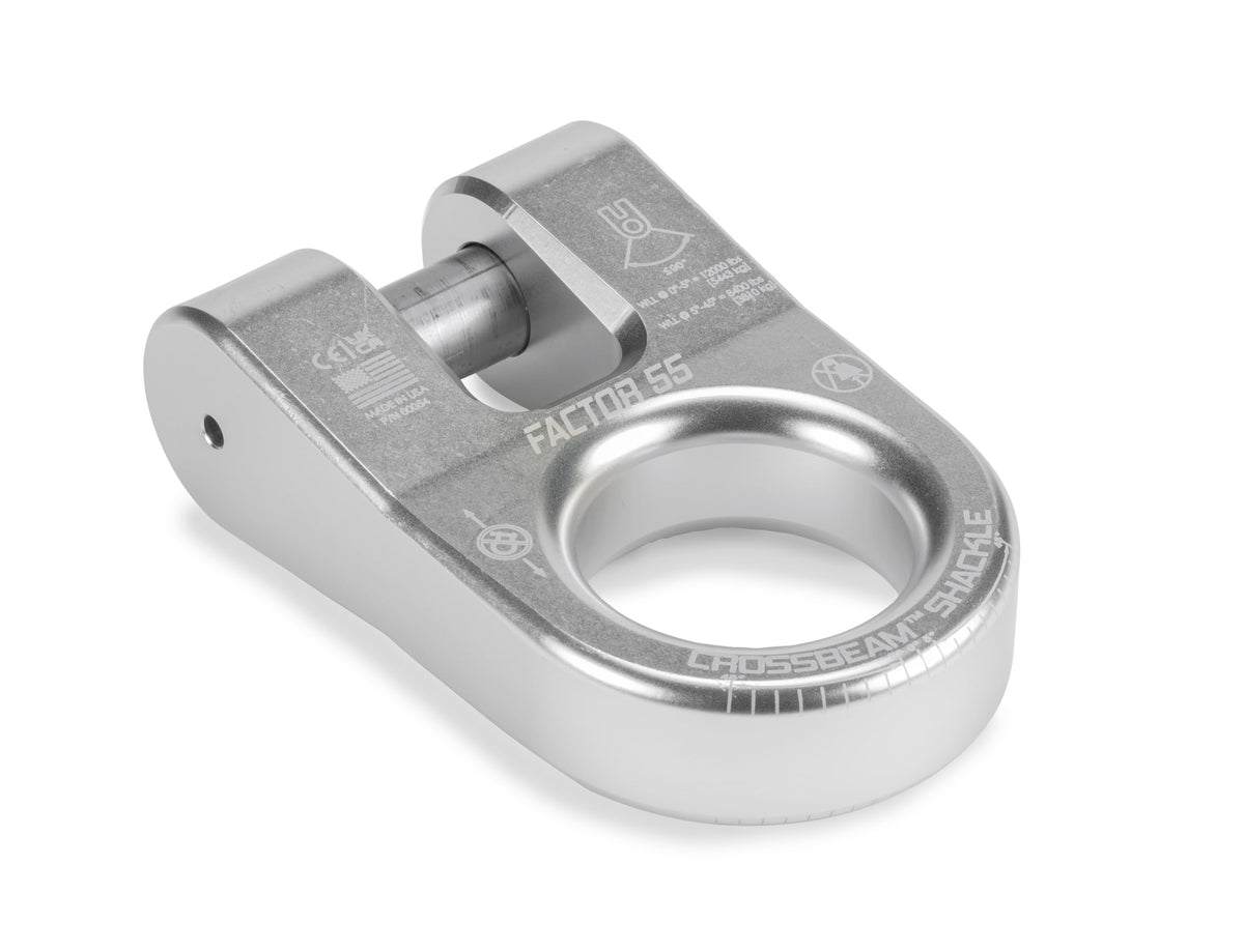 FACTOR 55 00054-05 Factor 55-00054-05 - Crossbeam Shackle Silver