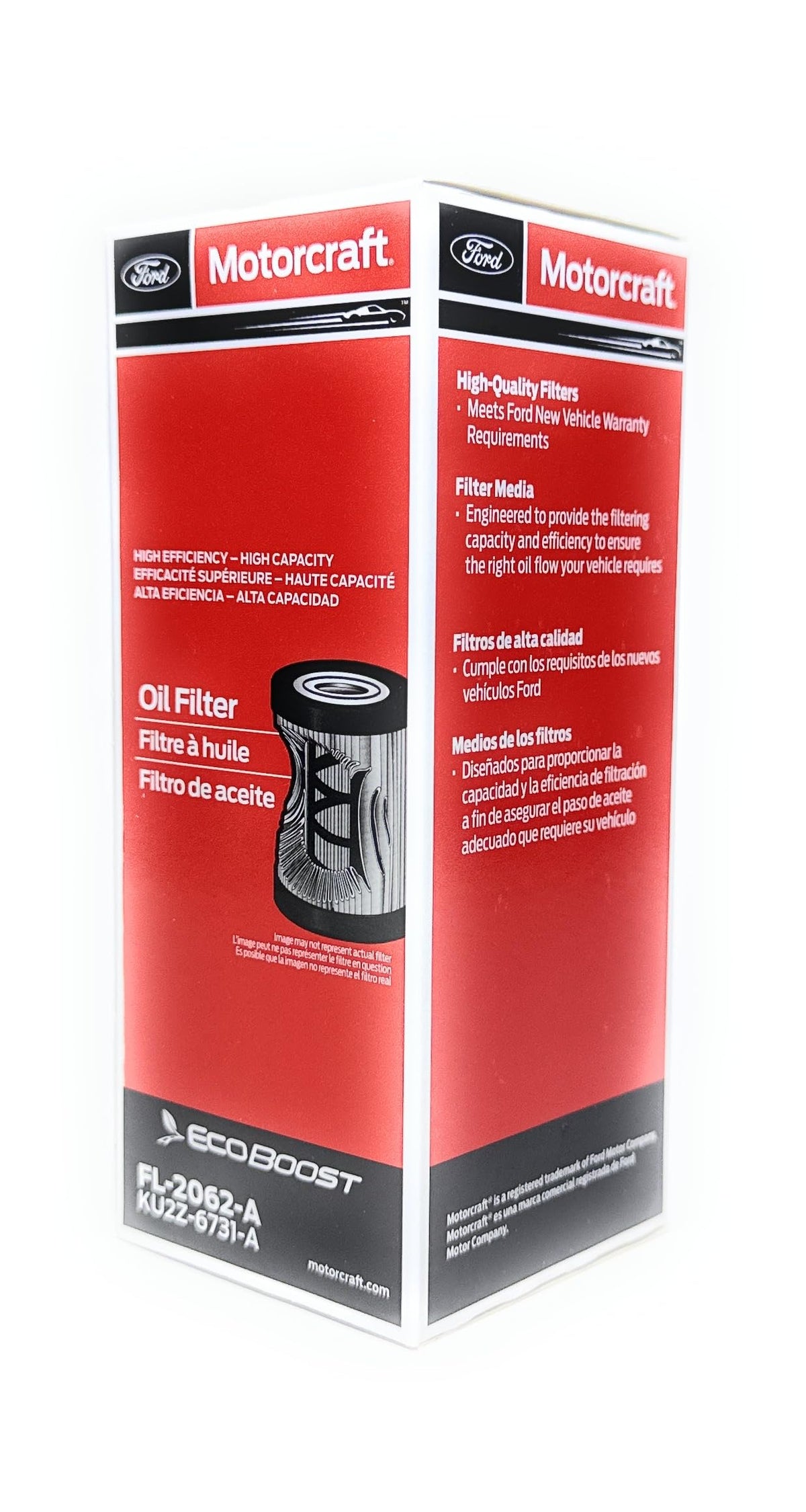 Motorcraft FL2062A Ford Engine Oil Filter (Pack of 6