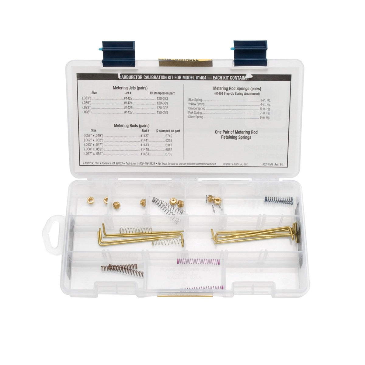 EDELBROCK 1486 Edelbrock 1486 Performance Series Carburetor Calibration Kit