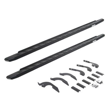 GO RHINO 69643280T Go Rhino RB30 Running Boards & Brackets | Cab Length, Galvanized Steel, Protective Bedliner Coating | 69643280T | Fits 2024 Toyota Tacoma Double Cab