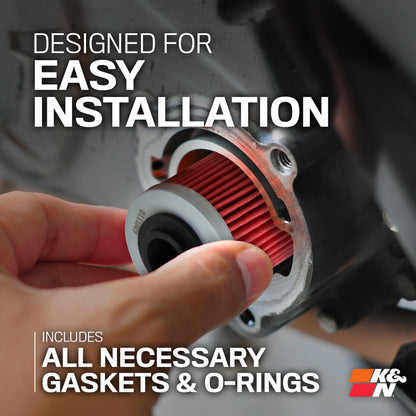K&N FILTER KN-116 K&N Motorcycle Oil Filter: High Performance, Premium, KN-116