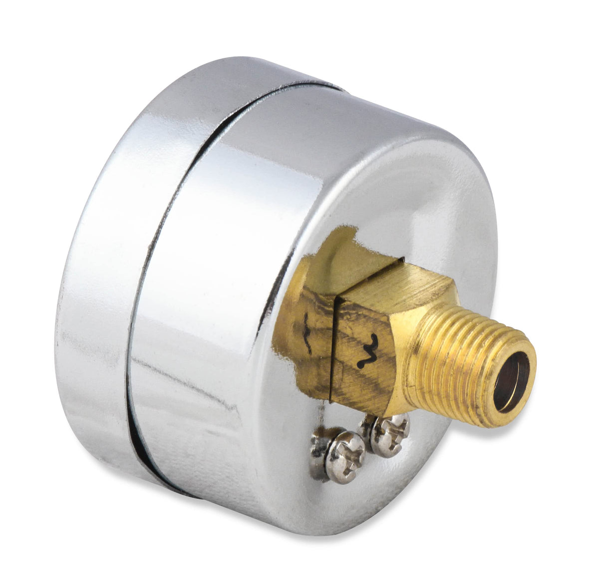 MR GASKET 1560 Mr. Gasket Fuel Block With 0-15 PSI Pressure Gauge, Silver, 1.500 in.