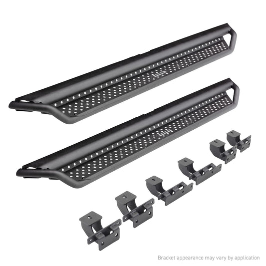 GO RHINO D14506T Go Rhino! D14506T Step Bars Fits Jeep Wrangler, Black