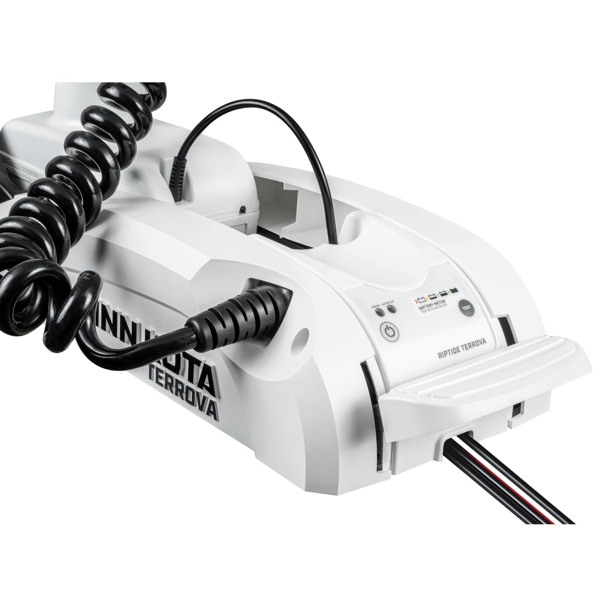 MINN KOTA 1363771 Minn Kota Riptide Terrova Bow-Mount Electric Trolling Motor with GPS, Spot-Lock – 55 Lb. Thrust, 60 In. Shaft, Saltwater