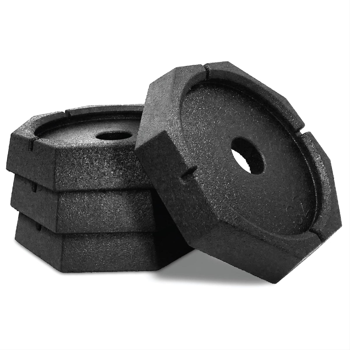 SNAPPAD XTRSP4 SnapPad Xtra (4-Pack) | Four-Point RV Leveling System Featuring 9” Round Jack Feet | Adds 61% Additional Surface Area for Stability, 5 lbs Per Pad & 11” Total Width | Must-Have RV Accessories