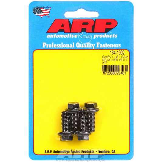 ARP 134-1002 ARP 134-1002 High Performance Series Black Oxide M8 x 1.25 Thread 20mm UHL Camshaft Retainer Plate Bolt Kit with 10mm Socket for GM LS-Series V8
