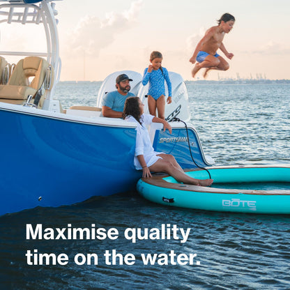 SCANSTRUT SC-AOB-A2 SCANSTRUT Atmos On-Board Air Station SC-AOB-A2, IPX6 Waterproof 12V Built-in Inflator, 20 PSI Two-Stage Pump for Paddleboards, Towables & Marine Use
