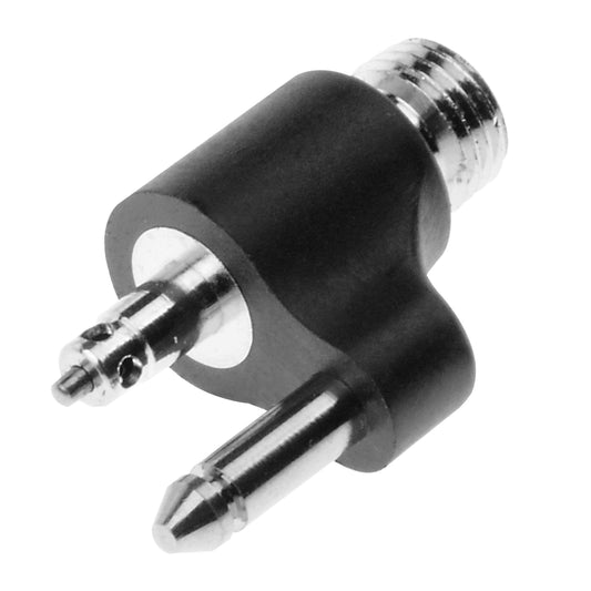 T-H MARINE BE-FU-53190-DP T-H Marine BE-FU-53190-DP Johnson/Evinrude Tank Connector, 1/4" NPT Fuel Fitting, Black