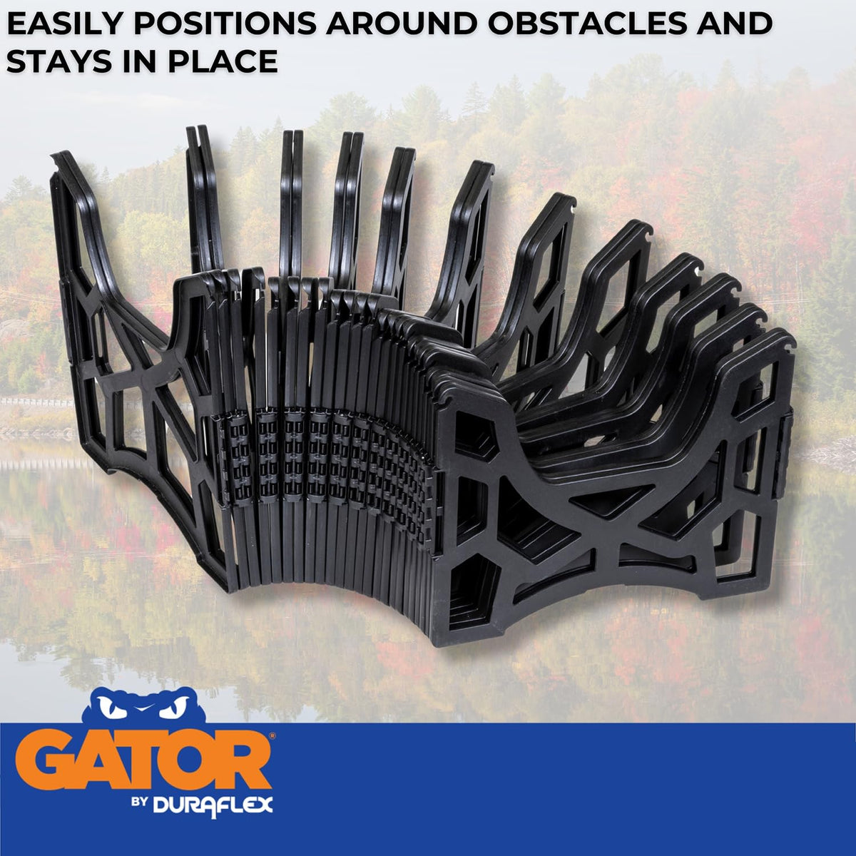 DURAFLEX 21857S Duraflex Sewer Hose Support 21857S, 15 Foot Length, Black, Plastic