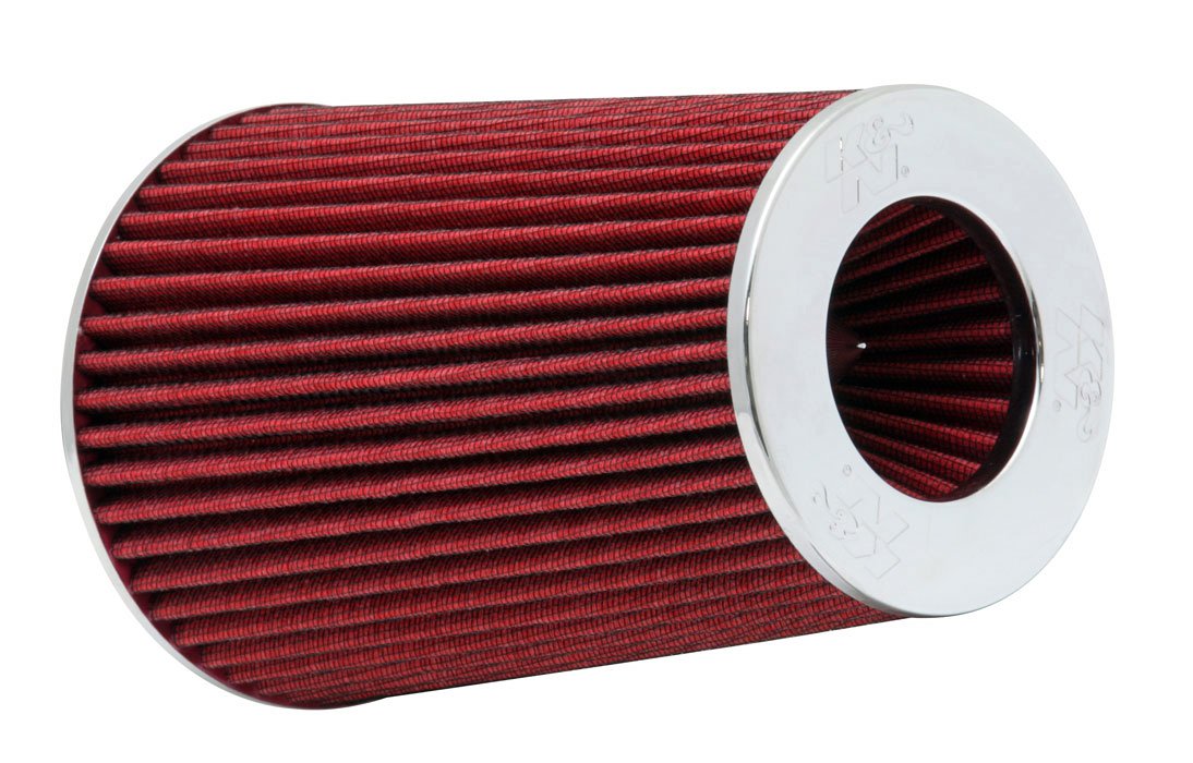 K&N FILTER RG-1002RD K&N High-Flow Original Lifetime Universal Clamp-On Air Filter: Performance, Premium, Washable: Flange Diameter: 4 In, Filter Height: 9.5 In, Flange Length: 1.125 In, Shape: Round Tapered, RG-1002RD