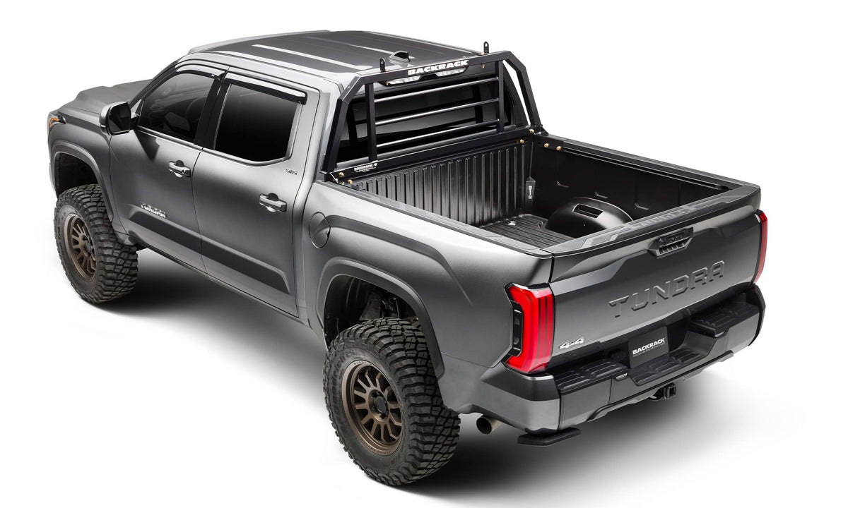 BACKRACK SRX600 RealTruck BACKRACK SRX Rack Shortened Non-Lighted Frame | Black, No Drill | SRX600 | Fits 2004-2025 Ford F-150; 2022-2025 Toyota Tundra; 2019-2025 Chevrolet/GMC Silverado/Sierra 1500 & Others