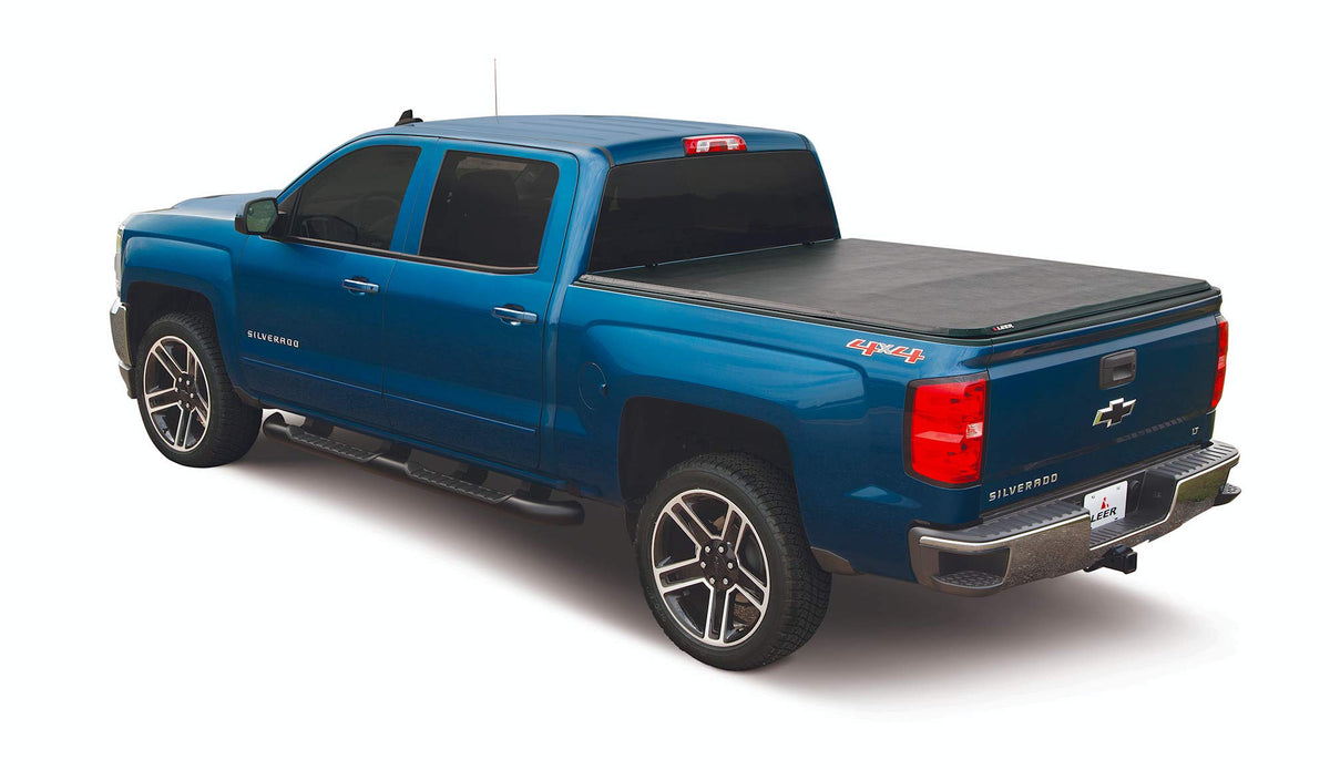 LEER 630169 LEER Latitude | Fits 2015-2026 Ford F-150 with 6.6 FT Bed | Easy Install, Soft Tri-Fold Truck Bed Tonneau Cover | 630169