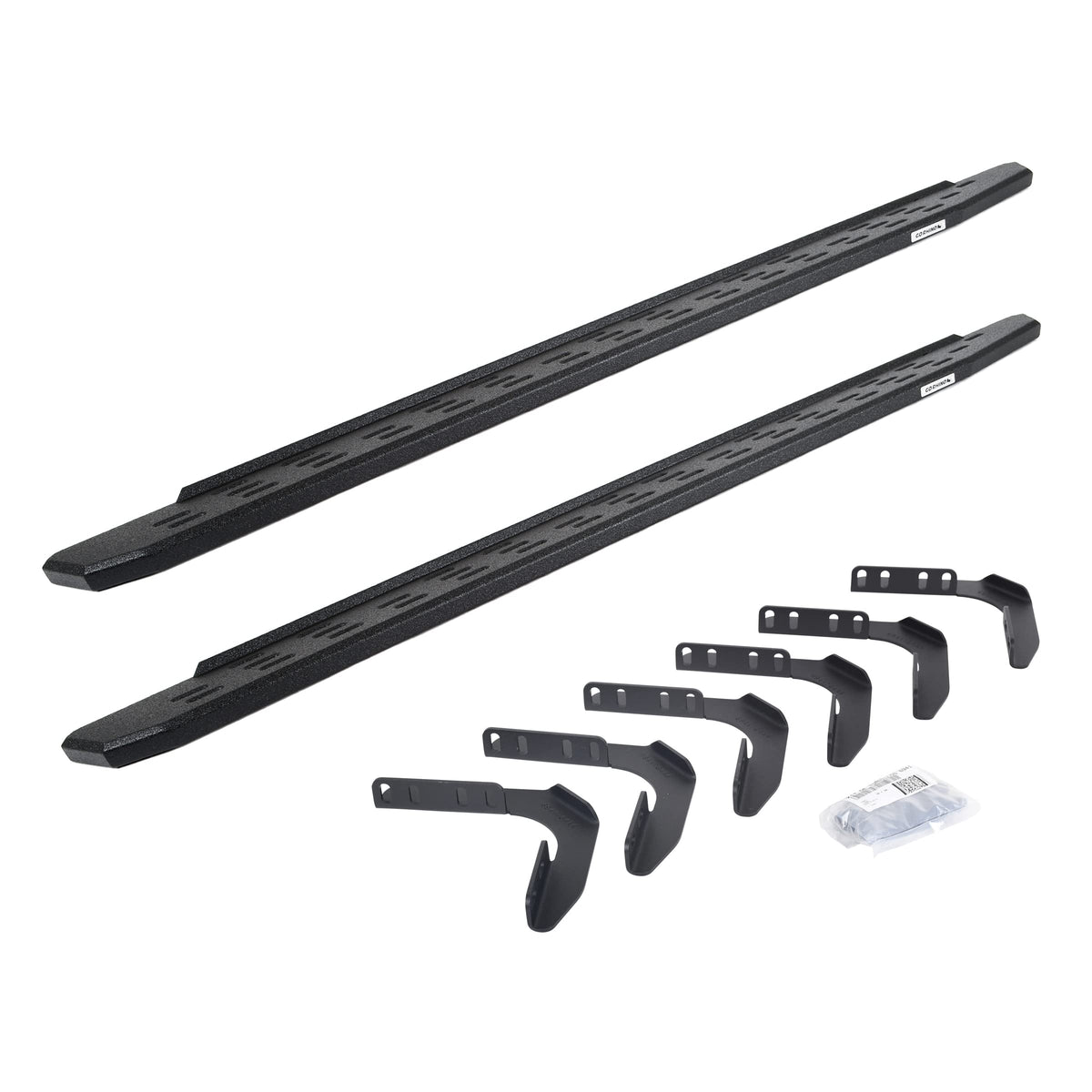 GO RHINO 63441687PC Go Rhino! RB10 Running Boards - Complete Kit: RB10 Running Board + Brackets