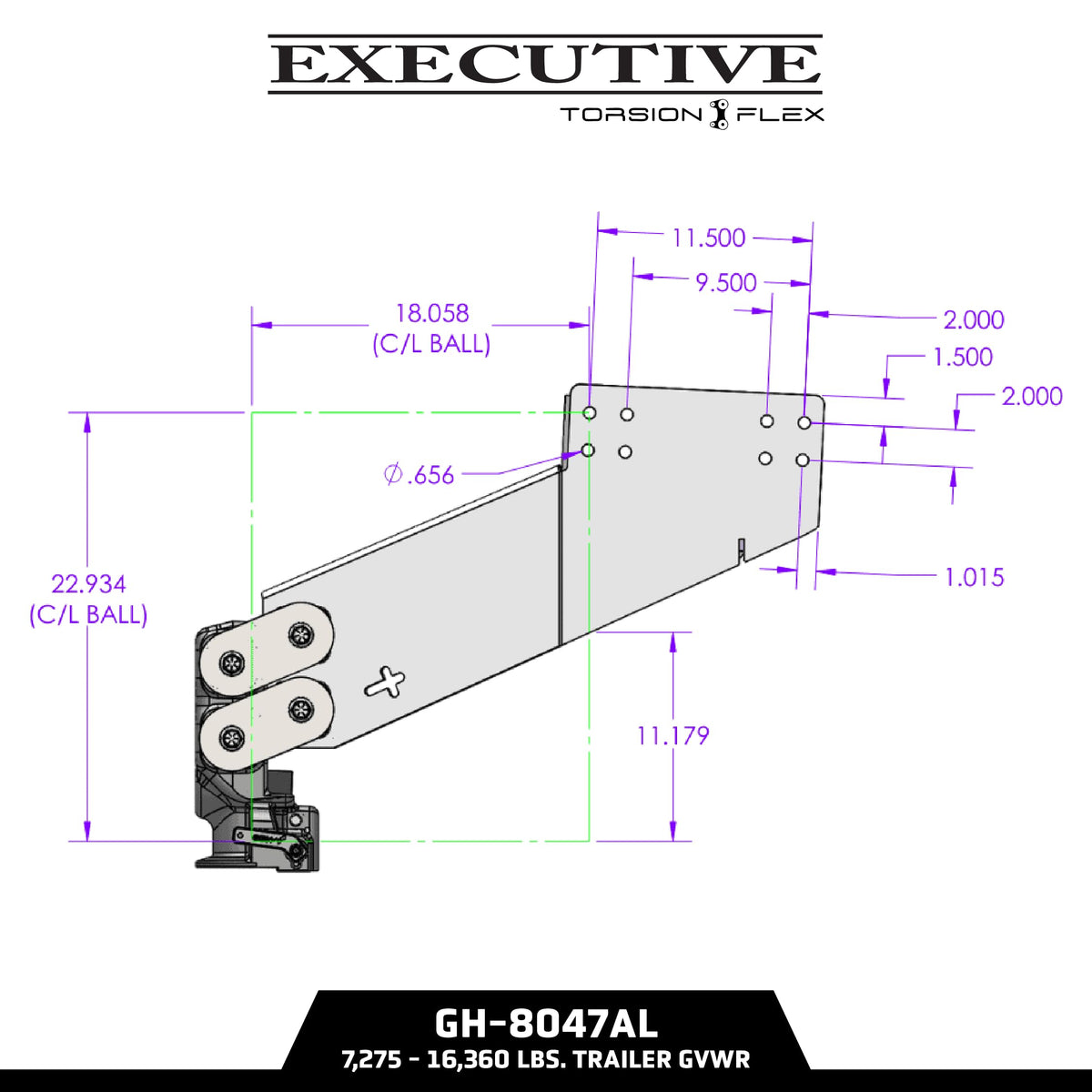 GEN-Y HITCH GH-8047AL GEN-Y Hitch Executive Torsion-Flex 5th Wheel to Gooseneck | Made in USA