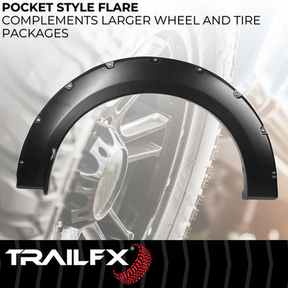 TRAILFX TFF3006S Trailfx TFF3006S POCKET STYLE FLARE SMOOTH SET OF 4
