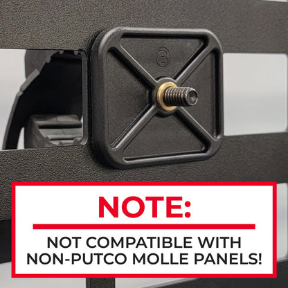 PUTCO 195903 Putco Molle Mount Plates, 4 Piece Set