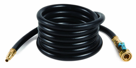 CAMCO 57282 Camco 10ft Heavy Duty Quick-Connect RV Propane Hose, Connects RV Propane Supply with Olympian 5100, 5500 and Other Low Pressure Grills (57282), Black