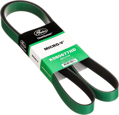 Gates K080677HD FleetRunner Micro-V Serpentine Drive Belt