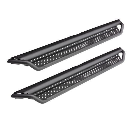 GO RHINO D14415T Go Rhino! Dominator Xtreme D1 Sidestep & Brackets | Mild Steel, Textured Black | D14415T | Fits 2007-2021 Toyota Tundra Double Cab Pickup