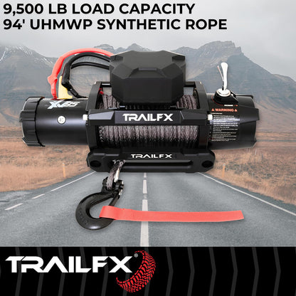TrailFX WXVS95B X95 Winch Synthetic Rope Winch
