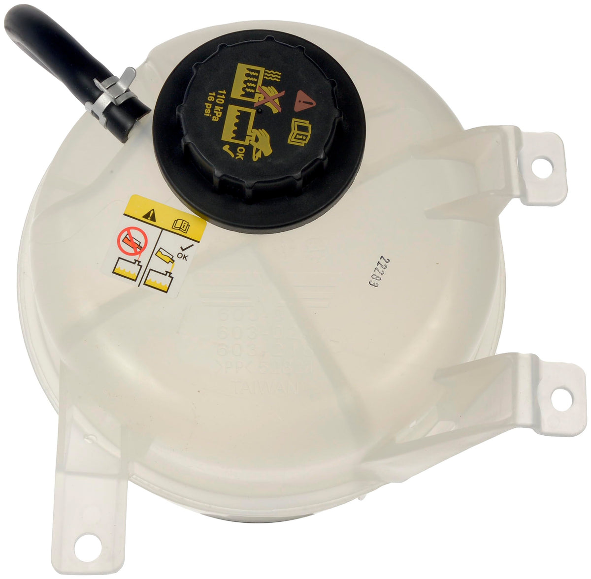 DORMAN 603-029 Dorman 603-029 Pressurized Coolant Reservoir with Cap Compatible with Select Ford Models