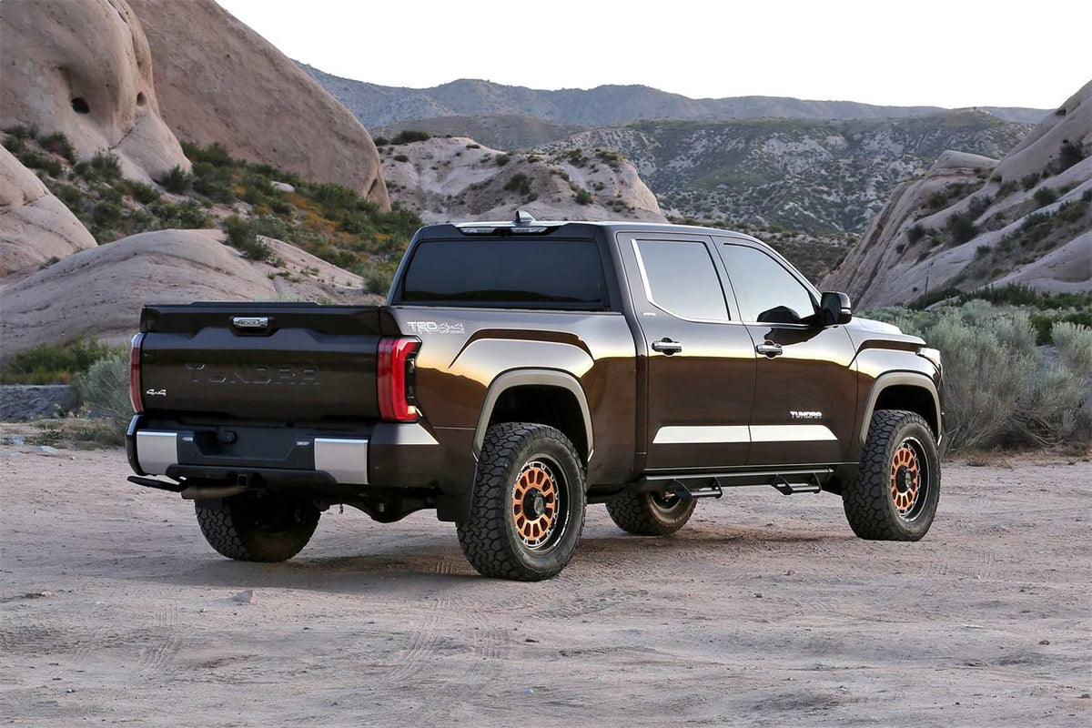 FABTECH K7089M Fabtech - 2022 Tundra 4WD 3in UCA Kit w/Uniballs & Fr Shk Spcrs & Rr Air Bag Spcrs & Rr Stealth Shock (K7089M)
