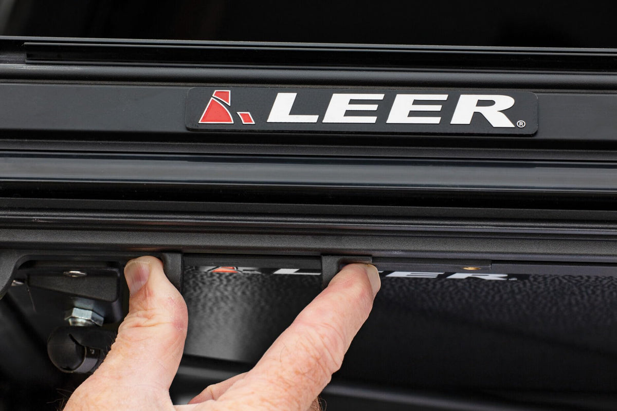 LEER 631337 LEER HF350M 3-Panel Folding Tonneau Cover, Fits 2022-2026 Toyota Tundra with 5'6" Truck Bed