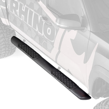 GO RHINO V3420687T Go Rhino V-Series V3 5" Side Steps & Mounting Brackets – Aluminium, Textured Black – V3420687T – Fits 2015-2018 Ram 1500 Crew Cab Pickup; 2019-2023 Ram 1500 Classic Crew Cab Pickup