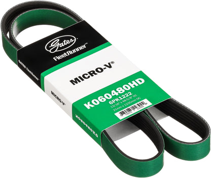 Gates K060480HD FleetRunner Micro-V Serpentine Drive Belt
