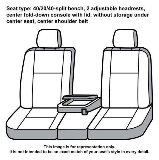Covercraft SSC3492COBK Covercraft Carhartt Super Dux SeatSaver Custom Seat Covers – SSC3492COBK – 1st Row 40/20/40 Bench Seat – Compatible with Select Chevrolet Silverado/GMC Sierra 1500/2500/3500 Models – Black