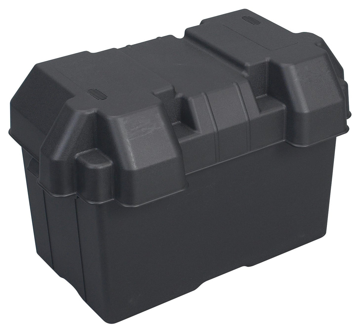 MOELLER 042214 Moeller Marine Injection-Molded Marine Battery Box (One 27, 30 or 31-Series Battery, 13.44" x 7.75" x 10.5"), Black (42214)