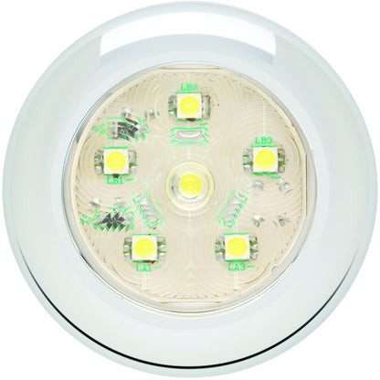 OPTRONICS UCL60CBP Optronics UCL60CBP Clear Round Sealed LED Utility Light, White