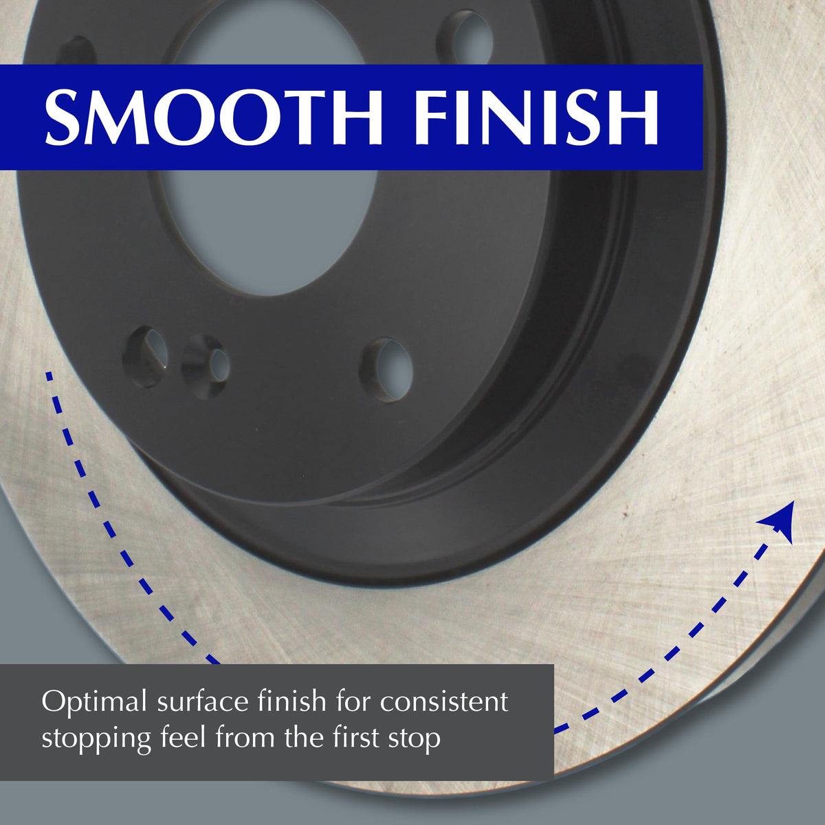 Centric Parts 120.47021 Premium Automotive Replacement Front Brake Rotor