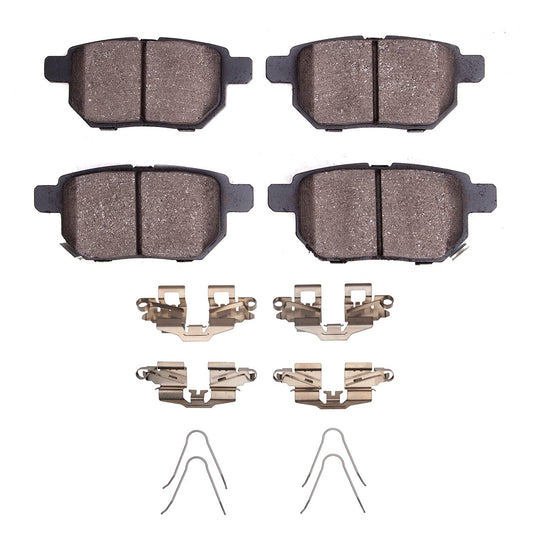 Dynamic Friction 1551-1423-01 ADVANCED PADS-CERAMIC W/HDW