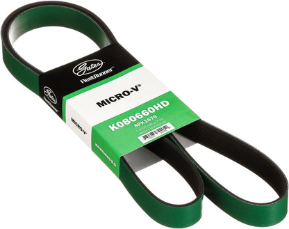 Gates K080660HD FleetRunner Micro-V Serpentine Drive Belt