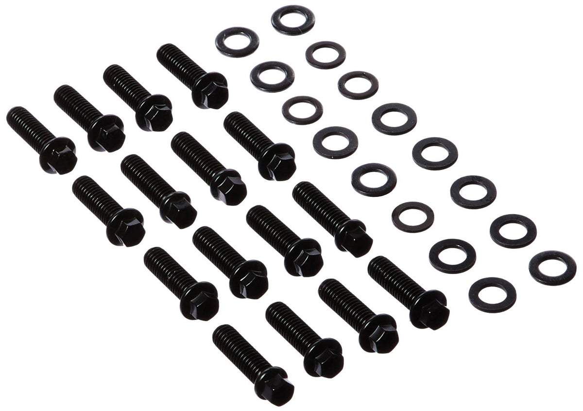 ARP 135-2001 ARP 1352001 Intake Manifold Bolt Kit, Black Chrome Moly Steel With Hex Style Heads, For Select Chevrolet Applications