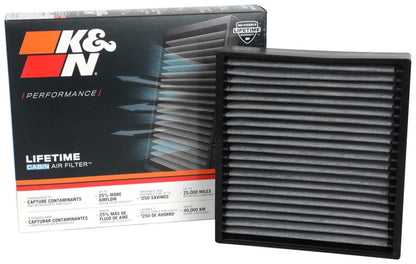 K&N FILTER VF2076 K&N LIFETIME Cabin Air Filter: Washable, Clean Air for your Cabin, VF2076