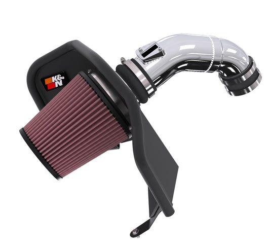 K&N 77-9043KP Cold Air Intake System: High-Flow Air Filter