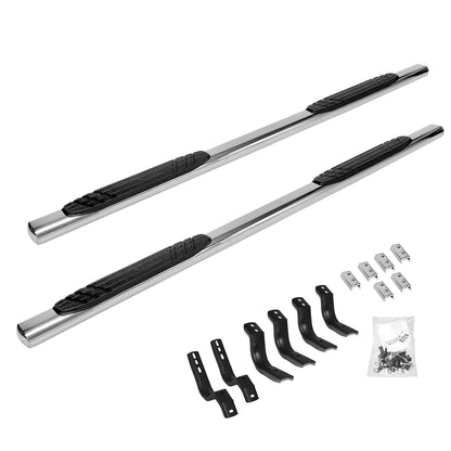 GO RHINO 684412952PS RealTruck 4" OE Xtreme Sidesteps & Brackets | Stainless Steel, Polished | 684412952PS | Fits 2021-2026 Ford Bronco 2-Door (Excludes Bronco Sport)