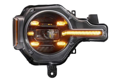 MORIMOTO LF497-A Morimoto XB LED Headlights Fits Ford Bronco 2021+ Plug and Play Headlight Assemblies Amber DRL (LF497-A)