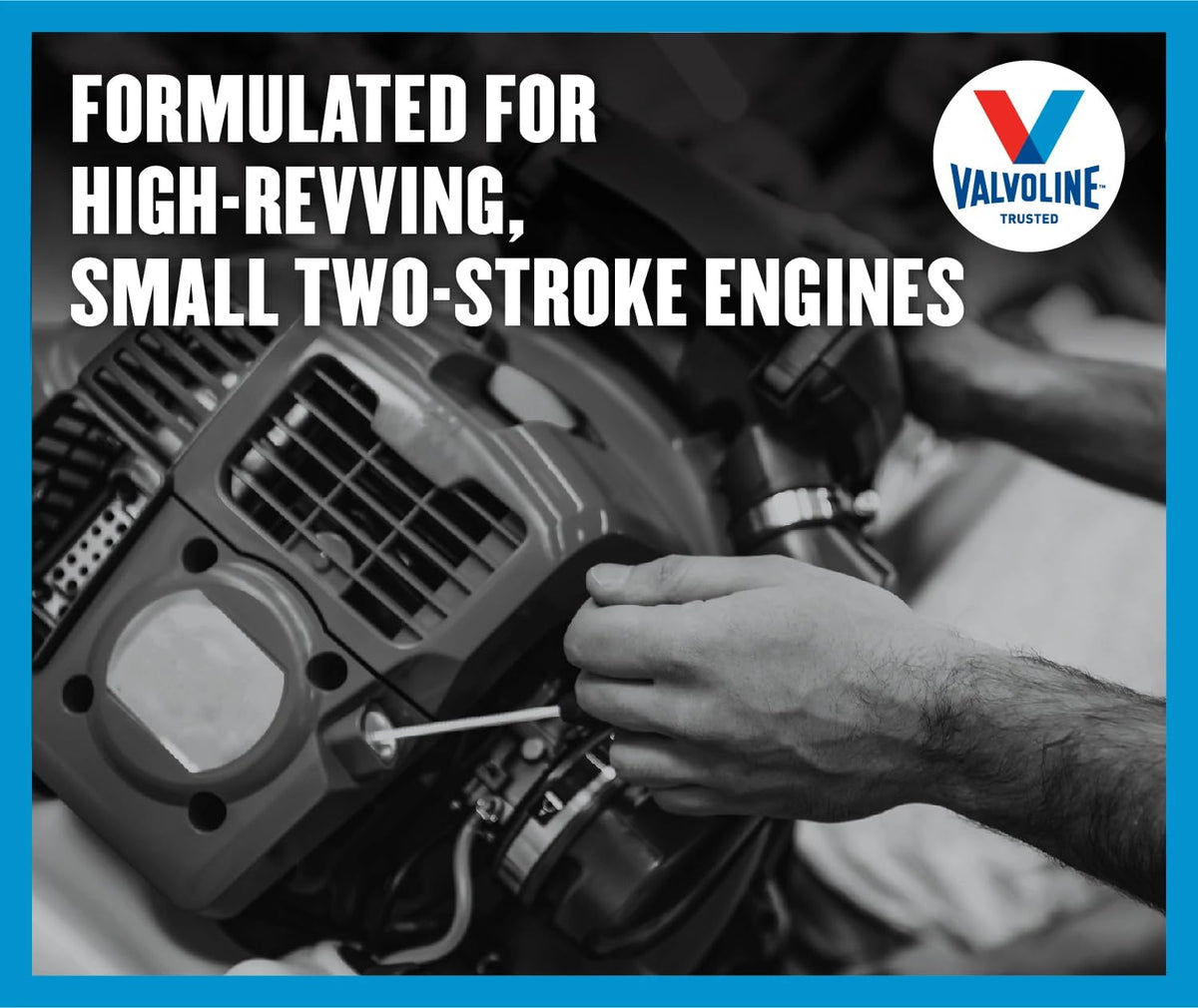 VALVOLINE 822384 Valvoline 2-Stroke Multi-Purpose TCW-3 Motor Oil 1 Quart