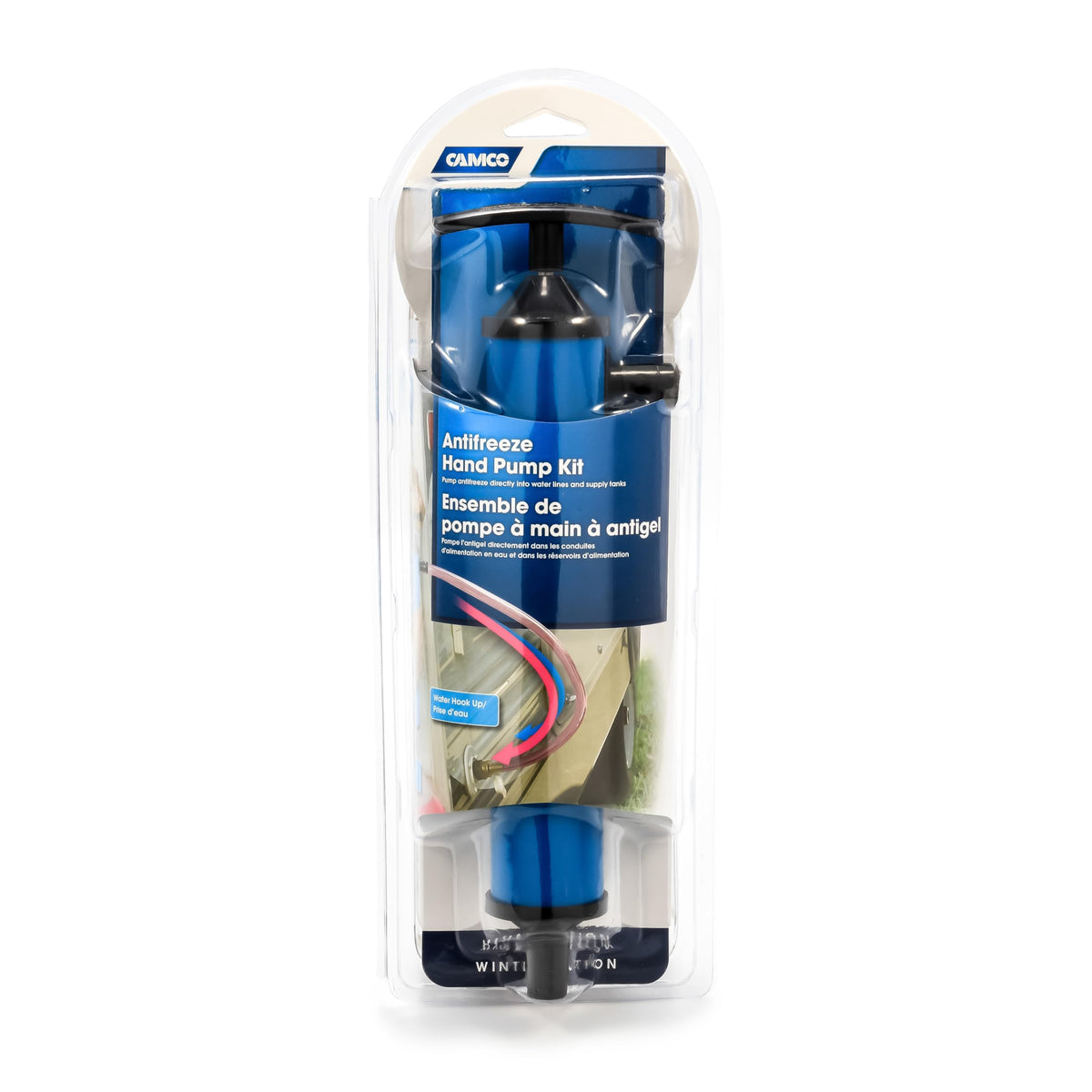 CAMCO 36003 Camco RV Antifreeze Hand Pump Kit - RV Winterizing Kit - Protect RV Plumbing & Simplify The RV Winterizing Process - Manually Pump Antifreeze Directly into The RV Waterline & Supply Tanks (36003)