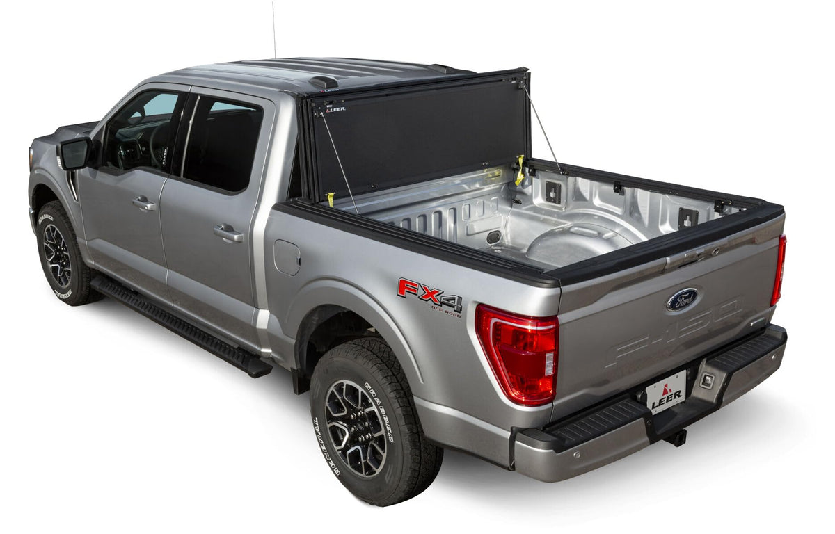 LEER 631346 LEER HF350M 3-Panel Folding Tonneau Cover, Fits 2024-2026 Toyota Tacoma with 6'2" Truck Bed
