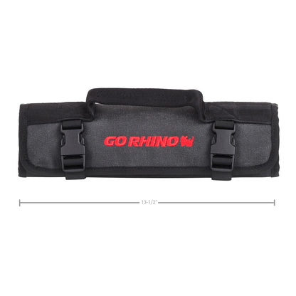 GO RHINO XG1050-01 Go Rhino! Wrench Roll - Small – Open: 14 1/4" x 26 1/4" & Closed: 4" x 4" – XG1050-01